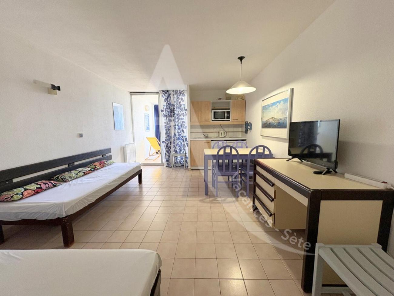 Studio Vue Mer Avec Pkg, Piscine, Tennis, Plage Direct Сет Экстерьер фото